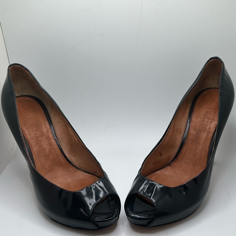 Nicole Brundage peep toe pump size 40EU - Picture 5 of 16